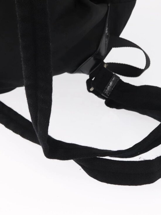 PRADA Backpack Nylon Black Silver main image 13